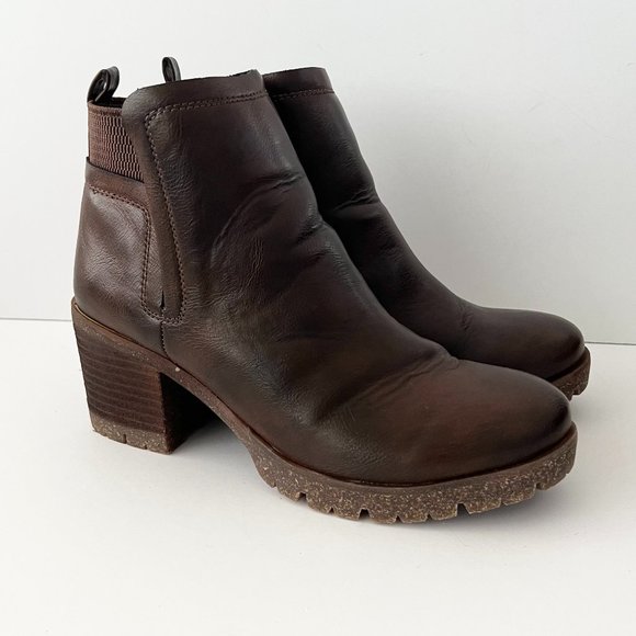 KorkEase Shoes Korks Womens Elsie Bootie In Brown Sz 85 Poshmark